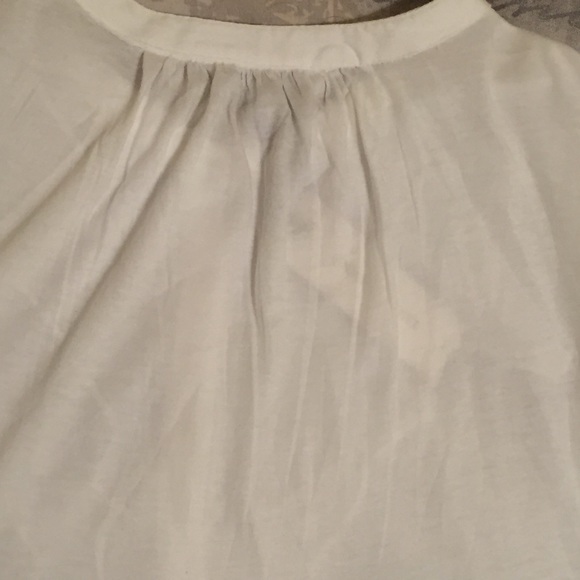 Lucky Brand White 100% Cotton Blouse, Size Small - Picture 4 of 8